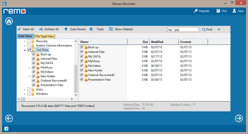 Recover Deleted WAV Files - Recovered WAV Files